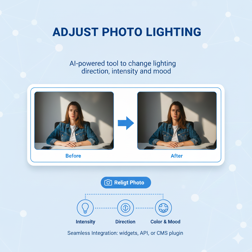 Relight Photo tool